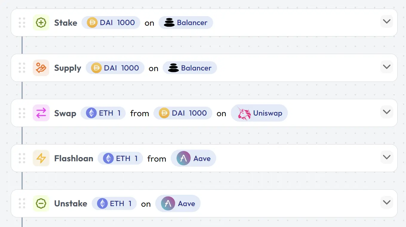No-Code DeFi preview